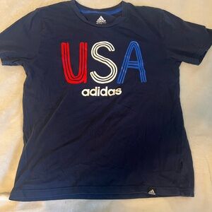 Adidas Men's Navy USA Tee
